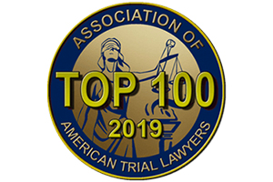 Association of American Trial Lawyers / Top 100 / 2019 - Badge